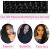 10 Inch Passion Twist Hair, Brown Water Wave Crochet Hair 22 Strands/Pack Passion Twist Crochet Hair For Women Short Passion Twists Braiding Hair Curly Braiding Hair (10 Inch (Pack of 2), #30) view 4