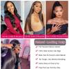 13x4 Straight Lace Front Wigs Human Hair 200% Density Hd Transparent 26 Inch Straight Frontal Wig for Women Glueless Straight Wigs Pre Plucked with Baby Hair Bone Straight Black Wig Brazilian Hair view 4