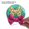 2 Pairs Mouse Ear Clips with Glittering Sequin Bow, Girls' Hair Barrettes Hair Accessories for Theme Birthday Party Festival Decoration (Magic) view 2