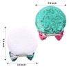 2 Pairs Mouse Ear Clips with Glittering Sequin Bow, Girls' Hair Barrettes Hair Accessories for Theme Birthday Party Festival Decoration (Magic) view 3