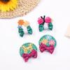 2 Pairs Mouse Ear Clips with Glittering Sequin Bow, Girls' Hair Barrettes Hair Accessories for Theme Birthday Party Festival Decoration (Magic) view 4