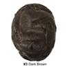 Hair System for Men Lace Front Mens Toupee Human Hair Piece French Lace Toupee for Men Poly Mens Hair Piece Bleached Knots Mens Wig(8X10"-100% Density, 3# DARK BROWN) view 2