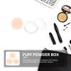 Beavorty 3sets Stylish Loose Powder Containers Puff Portable Refillable Makeup Powder Box for Dusting for Makeup view 2