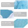 3pcs Skincare Exfoliating Kits Shower Gloves Bath Mesh Shower Back Rubbing Towel Body Exfoliating Bath Sponge for Women and Men Bathtub view 3