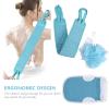 3pcs Skincare Exfoliating Kits Shower Gloves Bath Mesh Shower Back Rubbing Towel Body Exfoliating Bath Sponge for Women and Men Bathtub view 4