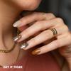 MOYOU LONDON Semi Cured Gel Nail Strips - 20 Pcs. Waterproof Gel Nail Wraps, Cures in Sunlight or UV/LED Lamp, Lasts Up to 2+ Weeks, Stretchable, Easy to Apply & Remove, Vegan & Cruelty-Free view 2