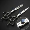 6/7/7.5/8/9 inch scissors silver professional hairdresser hair cut and trim diluted sharp 440C steel (6 inches, 2 pieces) view 4