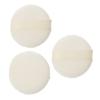 Powder Puff 3Pcs Powder Puff 2.5 Inch Small Loose Powder Puff Ultra Short Plush Fluffy Powder Round Makeup Puff for Loose Body Powder Face Powder Powder Body Powder Puff view 2
