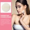 Powder Puff 3Pcs Powder Puff 2.5 Inch Small Loose Powder Puff Ultra Short Plush Fluffy Powder Round Makeup Puff for Loose Body Powder Face Powder Powder Body Powder Puff view 4
