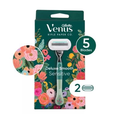 Gillette Venus Deluxe Smooth Sensitive Razor + 2 Refills