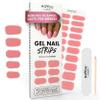 MOYOU LONDON Semi Cured Gel Nail Strips - 20 Pcs. Waterproof Gel Nail Wraps, Cures in Sunlight or UV/LED Lamp, Lasts Up to 2+ Weeks, Stretchable, Easy to Apply & Remove, Vegan & Cruelty-Free view 1