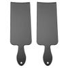 FOMIYES Hair Dyeing Board Tools Styling 2Pcs Plastic Coloring Board, Professional Balayage Board, Toothed Tint Paddle Dyeing for Salon Hairdresser Black(Size L) Dye Hair view 1