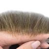 Hair System for Men Lace Front Mens Toupee Human Hair Piece French Lace Toupee for Men Hair Replacement Bleached Knots Mens Wi(6X9"-100% Density, 510 5# MEDIUM LIGHT BROWN WITH 10% SYNTHETIC GREY) view 3