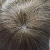 Hair System for Men Lace Front Mens Toupee Human Hair Piece French Lace Toupee for Men Hair Replacement Bleached Knots Mens Wi(6X9"-100% Density, 510 5# MEDIUM LIGHT BROWN WITH 10% SYNTHETIC GREY) view 4