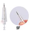 50pcs/Pack Permanent Makeup Needles Cartridge for Eyebrow Eyliner Tattoo Machine 1P 3P 5P 5F 7F for Ombre Powder Eyebrow Shading Microblading Makeup (50pcs 5F) view 2