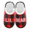 Umidedor Bear Christmas Plaid Slippers for Women Girls Soft Memory Foam Non-Slip Indoor House Slippers Home Shoes for Bedroom Hotel Spa Travel view 1