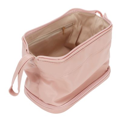 Large Double Layer Makeup Organizer Bag, Travel Makeup Bag, Toiletry Bag for Women & Men, Durable Large Cosmetic Bag for Home, Vacation, Travel