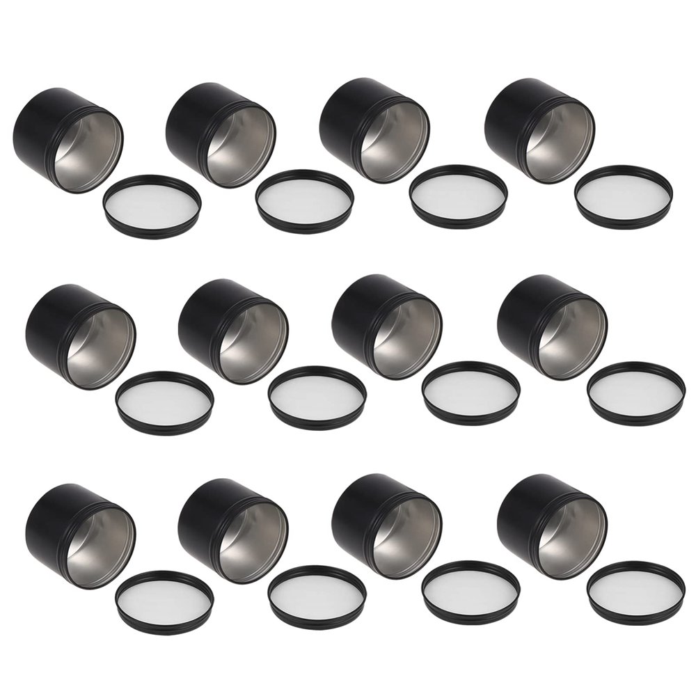 FOMIYES 12pcs Leak Aluminum Cream Jars Lid for Travel Cosmetics and Craft Supplies Stylish and Convenient Storage