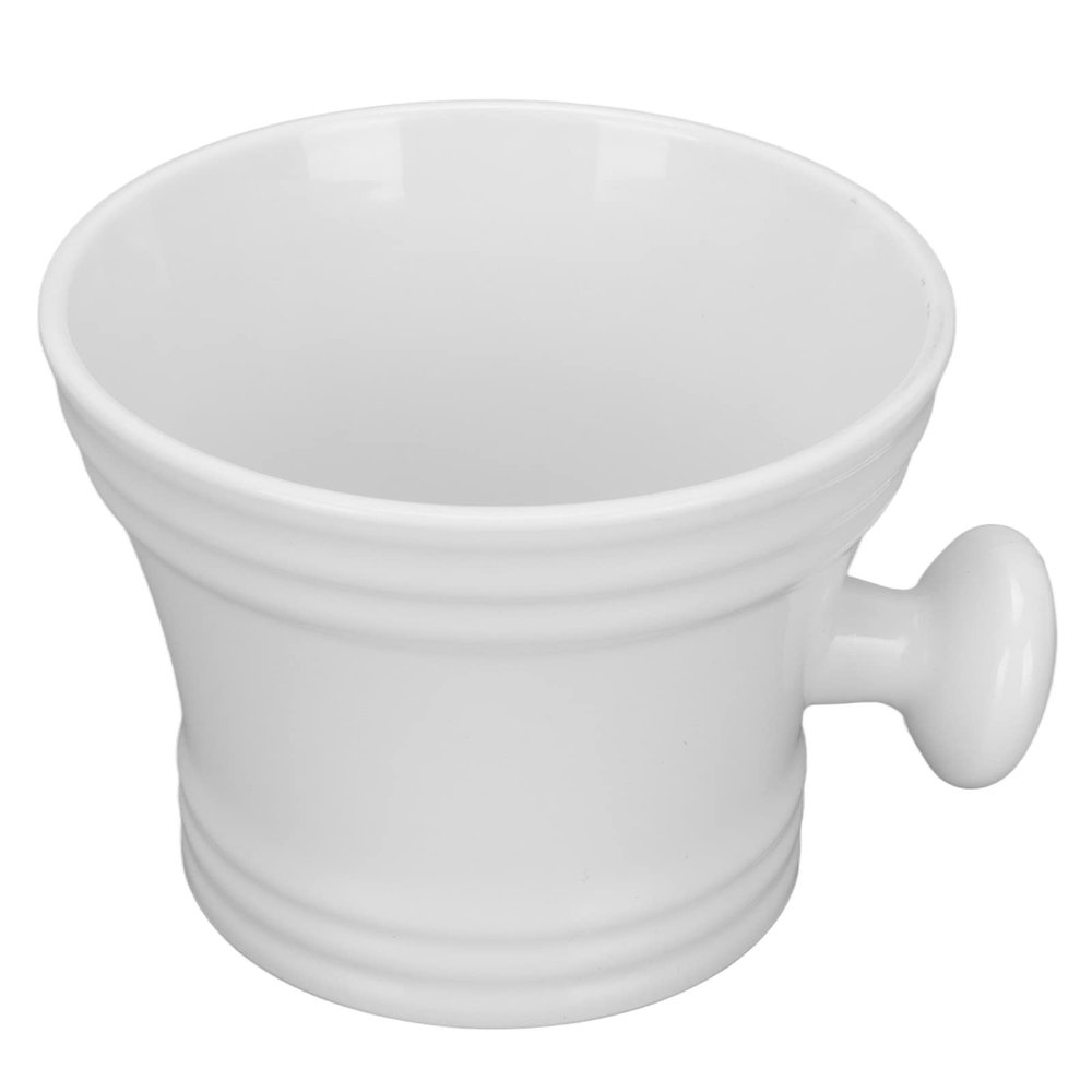 Shaving Soap Bowl Plastic Men Shaving Mug with Handle for Home and Travel Large Capacity and Portable
