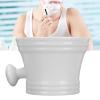 Shaving Soap Bowl Plastic Men Shaving Mug with Handle for Home and Travel Large Capacity and Portable view 4