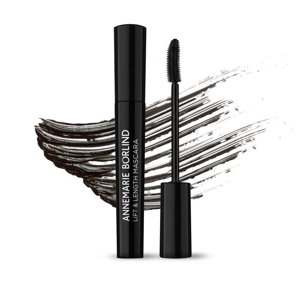 ANNEMARIE BRLIND - LIFT & LENGTH MASCARA BLACK - curly & long eyelashes, 3D-Effect, with natural ingredients & castor oil, eye make-up, 0.27 Fl. Oz.