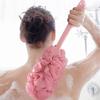 HXSCOO 3 Pack Back Scrubber Long Handled Bath Brush Soft Mesh Sponge Exfoliating Body Scrub Back Cleaner Loofah Bathroom Shower Accessories view 2