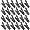 Nail Clippers Set,24 Pack Stainless Steel Nail Clippers Bulk,Black Nail Cutter,Ultra Sharp Sturdy Fingernail Clippers and Toenail Clippers for Women Men(24 Pcs-Black) view 1