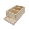 Wood Nail Drill Machine and Bits Holder Stand Display Box Accessory Storage Nail Drill Machine Displaying Makeup Brushes,Eyebrow Container view 4