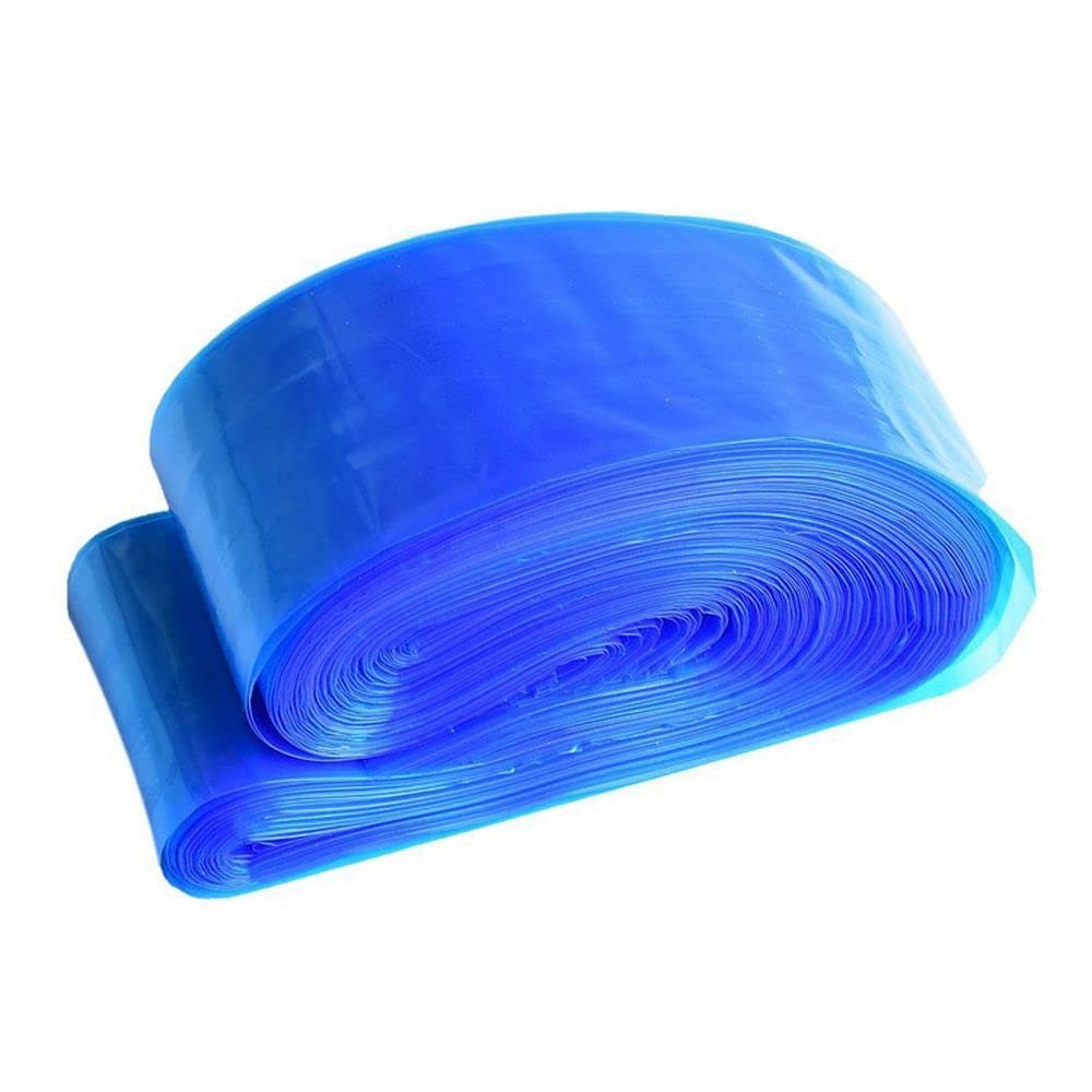 100Pcs Professional Tattoo Sleeves Bags, Permanent Makeup Cable Covers Bags, Plastic Tattoo Clip Cord Covers Accessories(Blue)