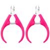 FRCOLOR 2pcs Stainless Steel Cuticle Nipper Non- Trimmer for Exfoliation Treatment Portable Manicure Tool for Dead Skin Removal and Nail Care view 1