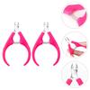 FRCOLOR 2pcs Stainless Steel Cuticle Nipper Non- Trimmer for Exfoliation Treatment Portable Manicure Tool for Dead Skin Removal and Nail Care view 4