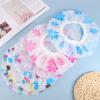 6 Pcs Shower Caps, Waterproof Bath Caps Plastic Reusable Shower Caps Elastic Band Bath Hair Caps for Women Kids view 3