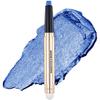 MAY FOLTREN Blue Eyeshadow Stick, Cream Smooth Glitter Shimmer Single Eyeshadow Pencil, Hypoallergenic Waterproof Long Lasting Halloween Eye Shadow Highlighter Stick Eye Liner Pen (Blue Shimmer #16) view 1