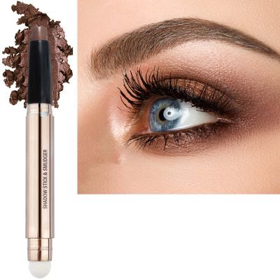 Daeuwiutr Brown Eyeshadow Stick Cream Smooth Nude Dark Matte Palette Makeup Neutral Eyeshadow Pencil Crayon Hypoallergenic Waterproof Eye shadow Pen Thriving Multi-Dimensional eyes Look Matte brown 17