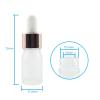 Wwolife 10 PCS 1/6oz (5ml) White Frosted Glass Dropper Bottles Perfume Aromatherapy Cosmetic Container Essential Oils Sample Mini Empty Dropper Bottles with Funnel Include view 2