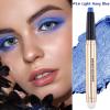 Daeuwiutr Light Blue Eyeshadow Stick For Blue Eyes Cream Shimmer Smooth Palette Dark Light Bright Navy Single Thriving Eye Shadow Pencil Waterproof Long Lasting Eye Shadow Highlighter Sticks #16 Navy view 2