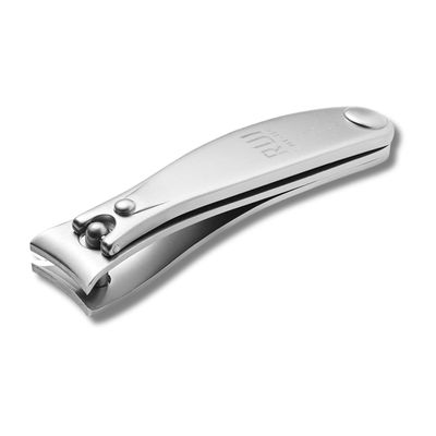 Rui Smiths Pro Precision Nail Clippers | TopInox Stainless Steel Manicure Pedicure Trimmer, Curved Cutting Edges, Travel Size, 6cm Length | Made in Solingen, Germany