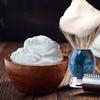 Grandslam Luxury Badger Shaving Brush Handmade Pure Badger Hair Brush with Blue Resin Handle Heavy Alloy Base + Badger Bristle view 3