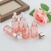 Wwolife 10 PCS 1/2oz (15ml) Rose Gold Glass Dropper Bottles Perfume Aromatherapy Cosmetic Container Essential Oils Sample Mini Empty Dropper Bottles with Funnel Include view 3