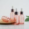 Wwolife 10 PCS 1/2oz (15ml) Rose Gold Glass Dropper Bottles Perfume Aromatherapy Cosmetic Container Essential Oils Sample Mini Empty Dropper Bottles with Funnel Include view 4