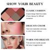 12 Colors Blush Palette,Highlighter Blush Powder Makeup,Long-Wearing,Smudge Proof,Natural-Looking,Blendable Cruelty-Free Matte Finish,Contour and Highlight Blush Palette Face Cosmetics Makeup view 3