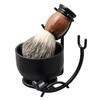 Grandslam Shaving Straight Razor Kit, Steel Cutthroat Straight Razor With Leather Strop, Shaving Brush, Stainless Steel Shaving Bowl and Stand, Shaving Soap, Gift for Men view 3