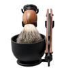 Grandslam Shaving Straight Razor Kit, Steel Cutthroat Straight Razor With Leather Strop, Shaving Brush, Stainless Steel Shaving Bowl and Stand, Shaving Soap, Gift for Men view 4