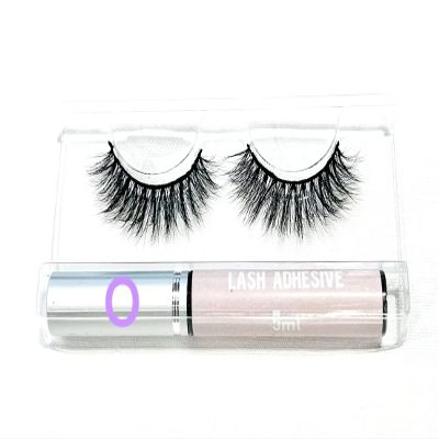 BITARIOS 3D MINK LASHES WITH GLUE EYELINER (Optimal)