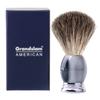 Grandslam Luxury Badger Shaving Brush Handmade Pure Badger Hair Brush with Gray Resin Handle Heavy Alloy Base + Badger Bristle view 1