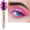 2 in 1 Eyeshadow Stick - Cream Smooth Shimmer Hot Pink Eyeshadow Pencil, Hypoallergenic Waterproof Long Lasting Multi-Dimensional Eye Shadow Highlighter Stick Makeup Eyeliner Pen (Shimmer #13) view 1