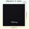 TURSTIN 24 Pack Makeup Remover Towels 13x13 Inch Microfiber Face Towels Reusable Makeup Wash Cloth Facial Cleansing Makeup Towels for Women Skin Care, Black view 2