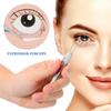TEHAUX Meibomian Gland Expressor, Stainless Steel Eyelid Massage Tweezer with Positioning Pin, Prevent Excessive Force, Rectangle Tip Eyelid Expressor for Dry Eyes (Silver) view 2