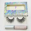 BITARIOS 3D MINK LASHES WITH GLUE EYELINER (Fantasy) view 2