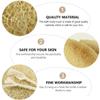Healifty 2pcs Natural Loofah Bath Sponge Body Scrubber for Deep Cleansing Strap Design for Cleaning and Exfoliating Bath Sponge Beige Color view 3